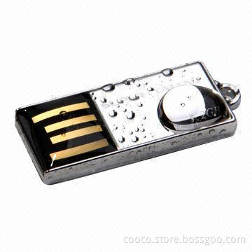 Mini USB Flash Drive/Stick, 5-year Warranty, Hot Plug-and-play Function, 1 to 256GB Capacity